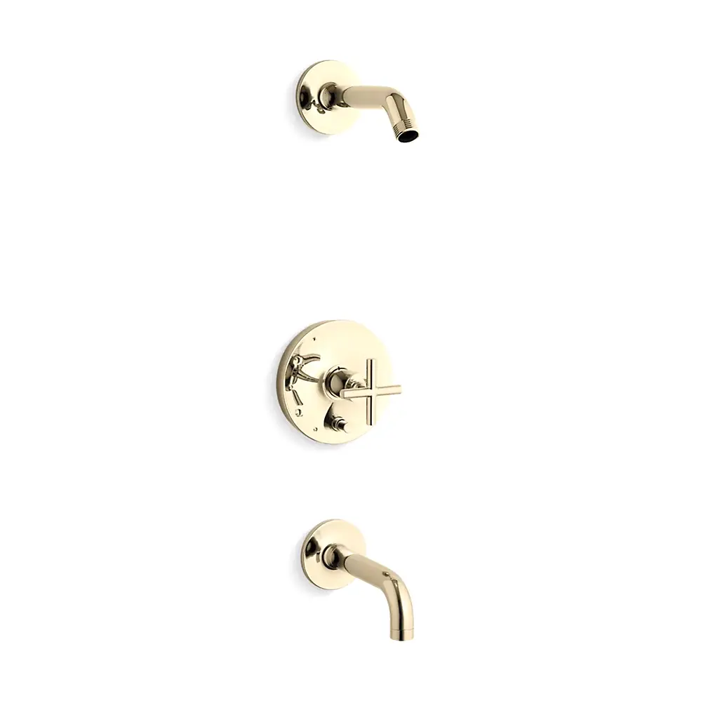 Kohler T14421-3L-AF Purist B/S Trm W/Div 90 Spt Ls Hd-Crs