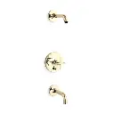 Kohler T14421-3L-AF Purist B/S Trm W/Div 90 Spt Ls Hd-Crs