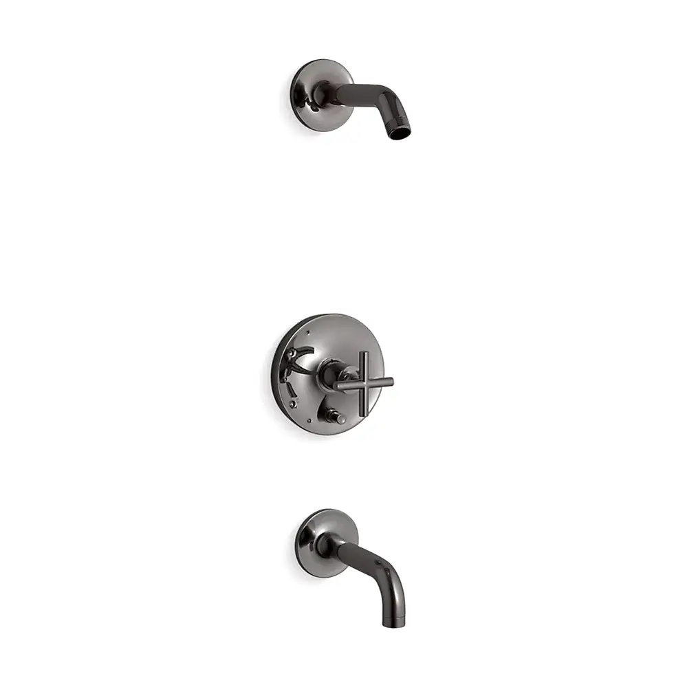 Kohler T14421-3L-TT Purist B/S Trm W/Div 90 Spt Ls Hd-Crs