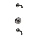 Kohler T14421-3L-TT Purist B/S Trm W/Div 90 Spt Ls Hd-Crs