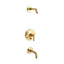 Kohler T14421-4L-2MB Purist B/S Trm W/Div 90 Spt Ls Hd-Lvr