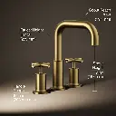 Kohler T14428-3-2MB Purist Deck-Mount Bath Faucet Trim
