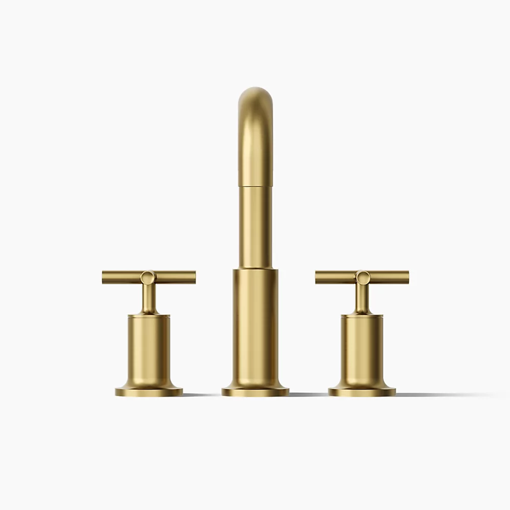 Kohler T14428-3-2MB Purist Deck-Mount Bath Faucet Trim