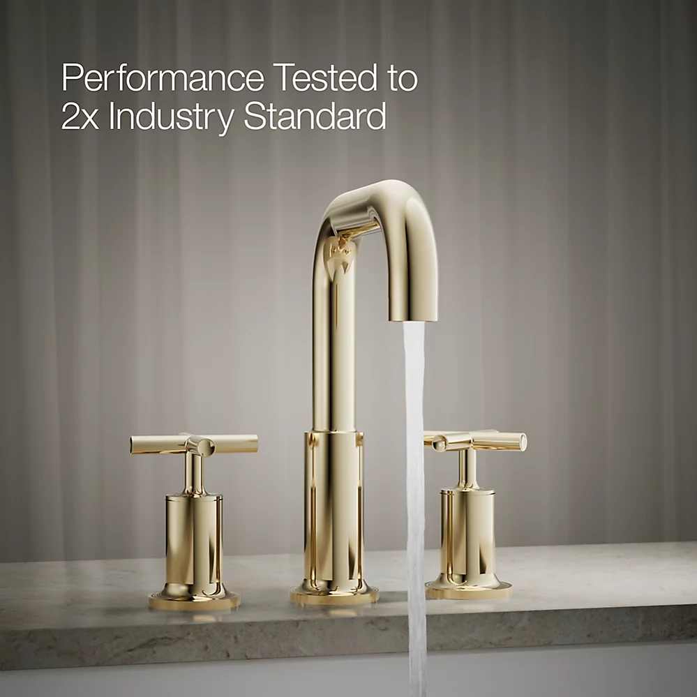 Kohler T14428-3-AF Purist Deck-Mount Bath Faucet Trim