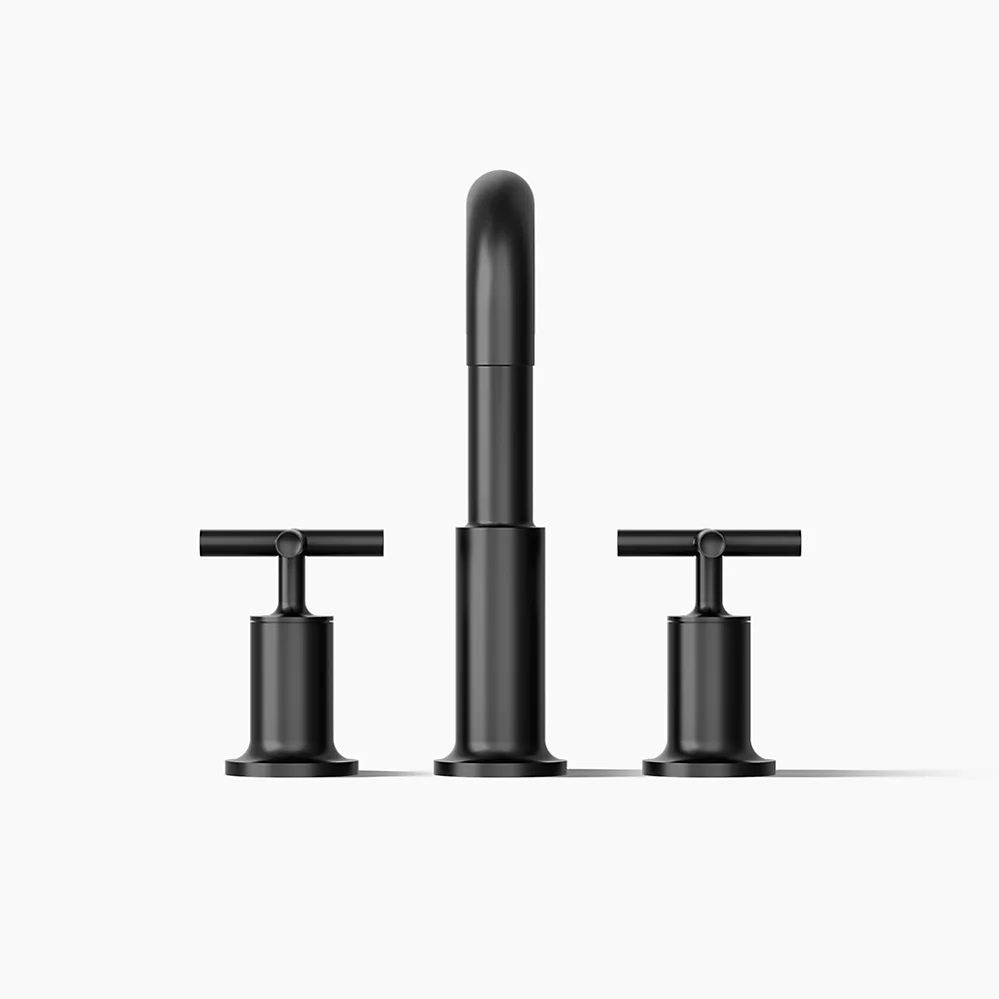 Kohler T14428-3-BL Purist Deck-Mount Bath Faucet Trim