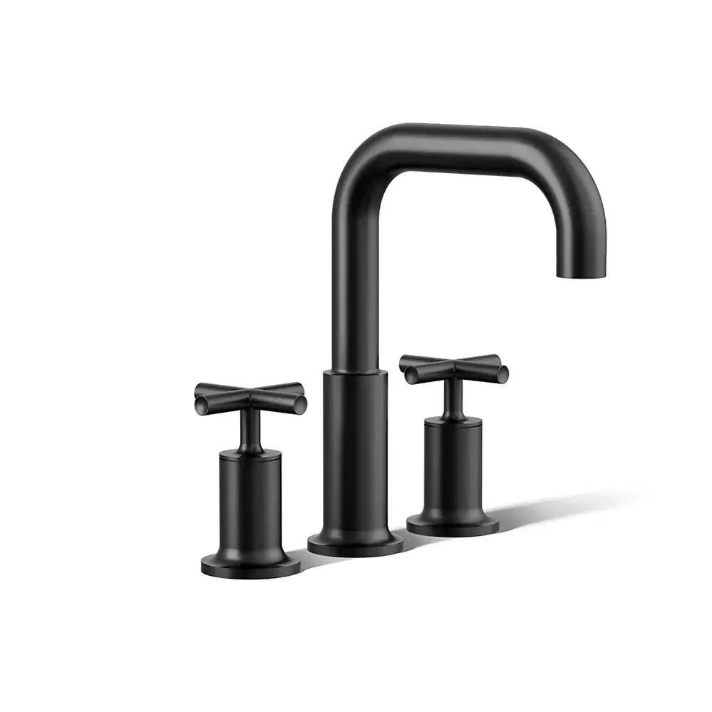 Kohler T14428-3-BL Purist Deck-Mount Bath Faucet Trim