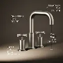 Kohler T14428-3-BN Purist Deck-Mount Bath Faucet Trim