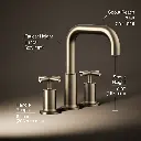 Kohler T14428-3-BV Purist Deck-Mount Bath Faucet Trim