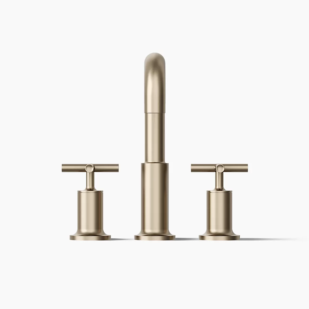 Kohler T14428-3-BV Purist Deck-Mount Bath Faucet Trim