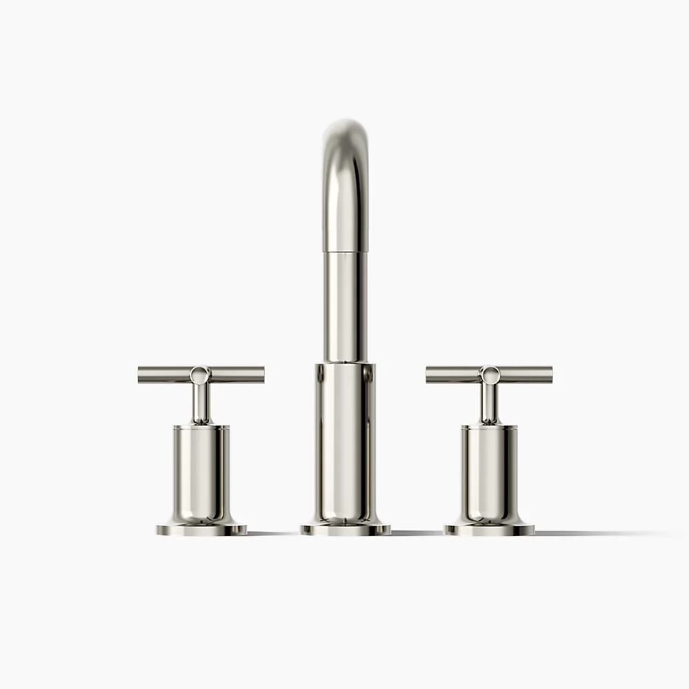 Kohler T14428-3-SN Purist Deck-Mount Bath Faucet Trim