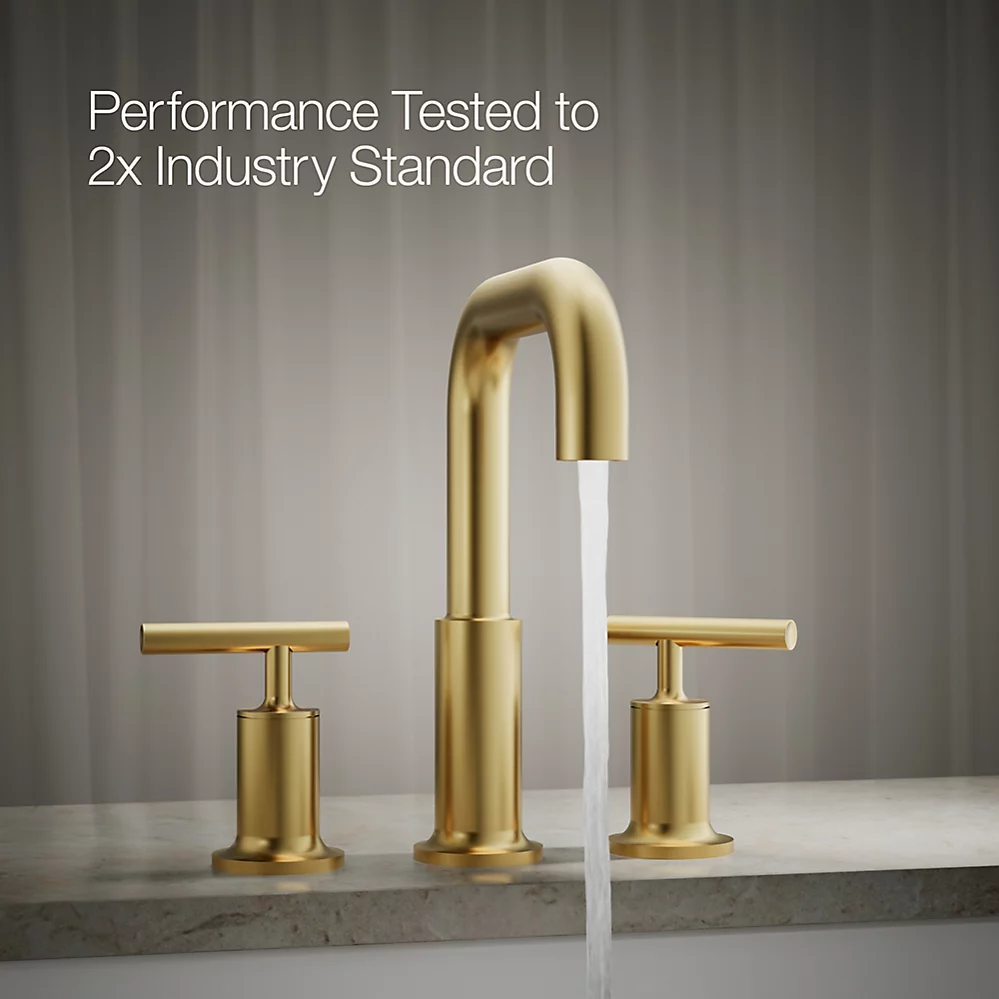 Kohler T14428-4-2MB Purist Deck-Mount Faucet Trim