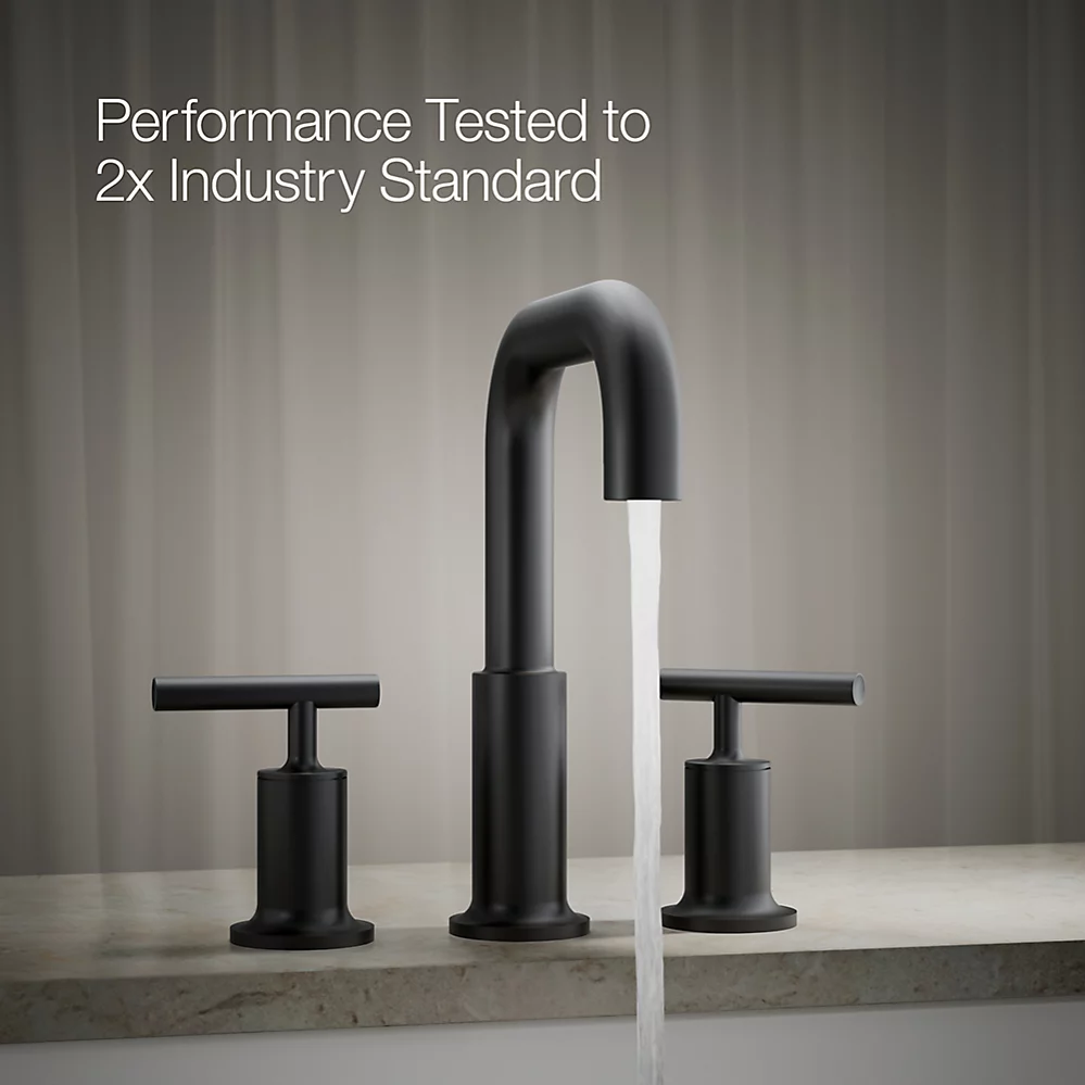 Kohler T14428-4-BL Purist Deck-Mount Faucet Trim