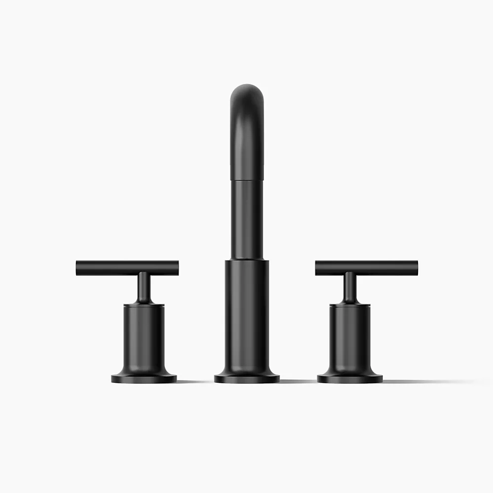 Kohler T14428-4-BL Purist Deck-Mount Faucet Trim