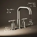 Kohler T14428-4-BN Purist Deck-Mount Faucet Trim