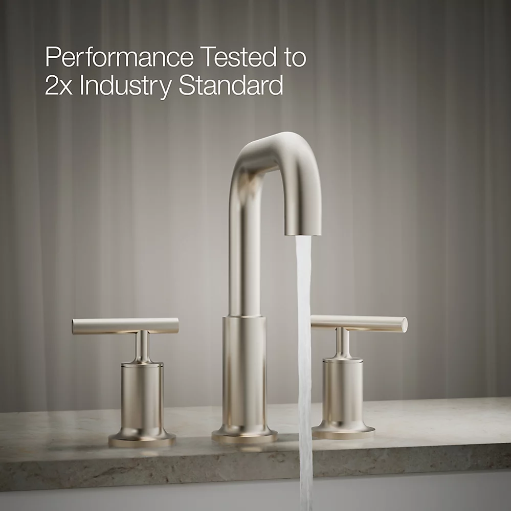 Kohler T14428-4-BN Purist Deck-Mount Faucet Trim