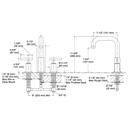 Kohler T14428-4-BN Purist Deck-Mount Faucet Trim