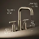Kohler T14428-4-BV Purist Deck-Mount Faucet Trim