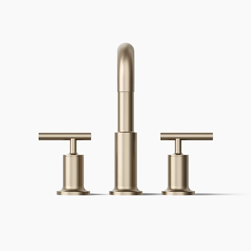 Kohler T14428-4-BV Purist Deck-Mount Faucet Trim