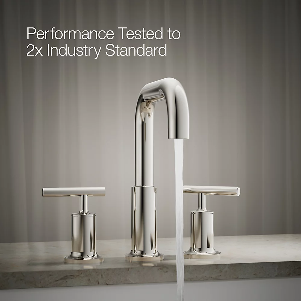 Kohler T14428-4-SN Purist Deck-Mount Faucet Trim