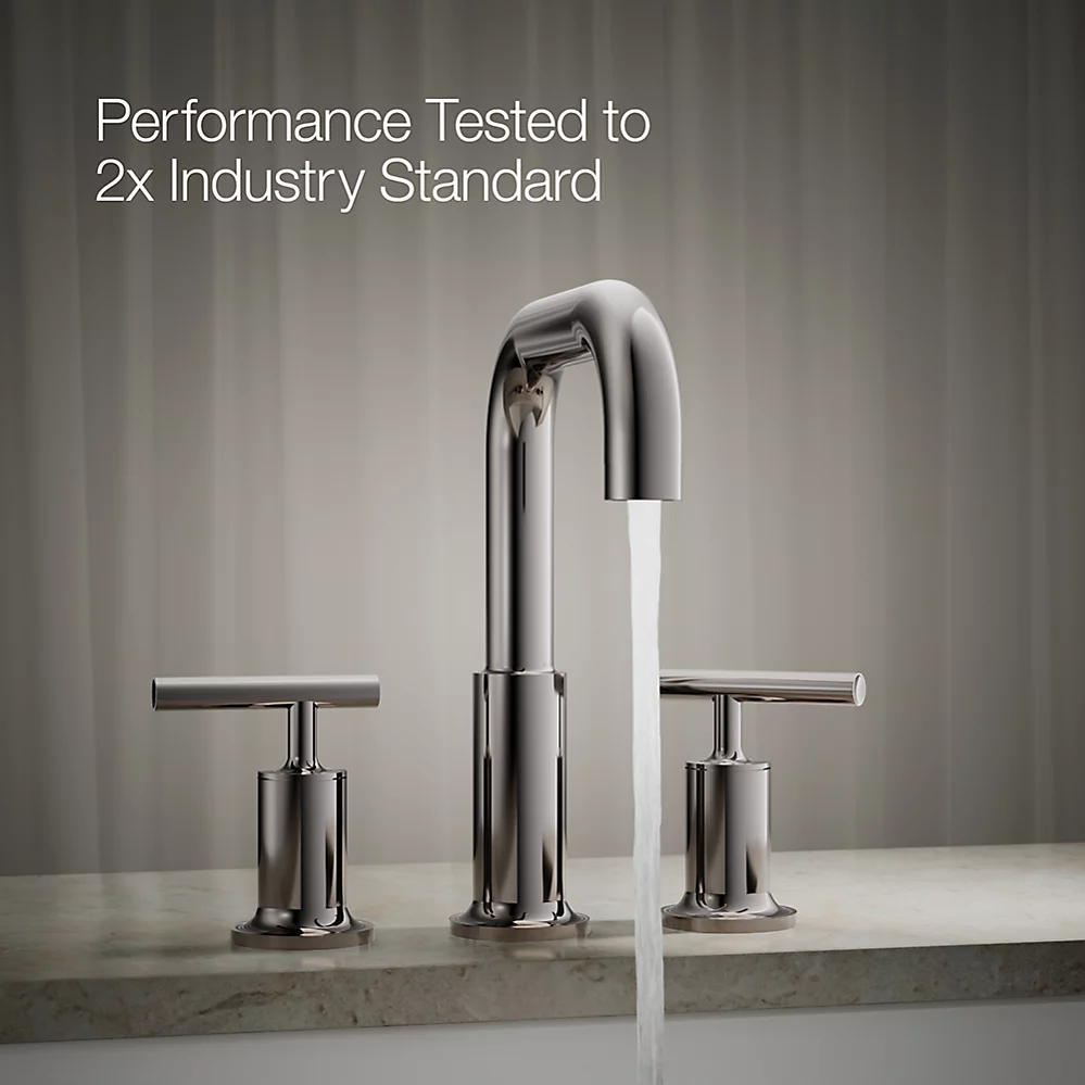 Kohler T14428-4-TT Purist Deck-Mount Faucet Trim