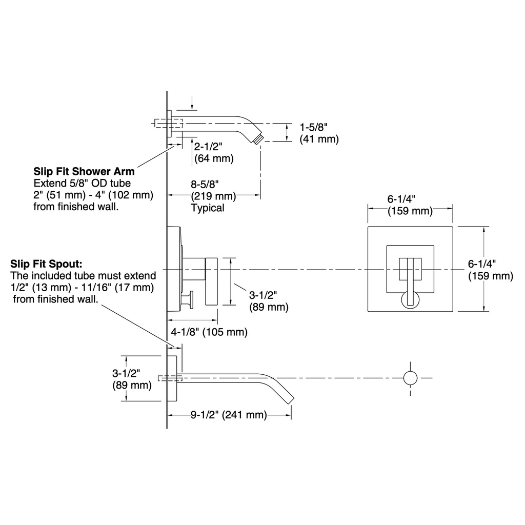 Kohler T14664-4L-BN Loure B/S Trim W/Diverter, Less Head