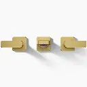 Kohler T23491-4-2MB Parallel 2H Wm Bath Faucet Trm Lever