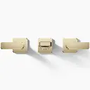 Kohler T23491-4-AF Parallel 2H Wm Bath Faucet Trm Lever