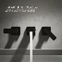 Kohler T23491-4-BL Parallel 2H Wm Bath Faucet Trm Lever