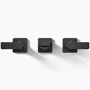 Kohler T23491-4-BL Parallel 2H Wm Bath Faucet Trm Lever