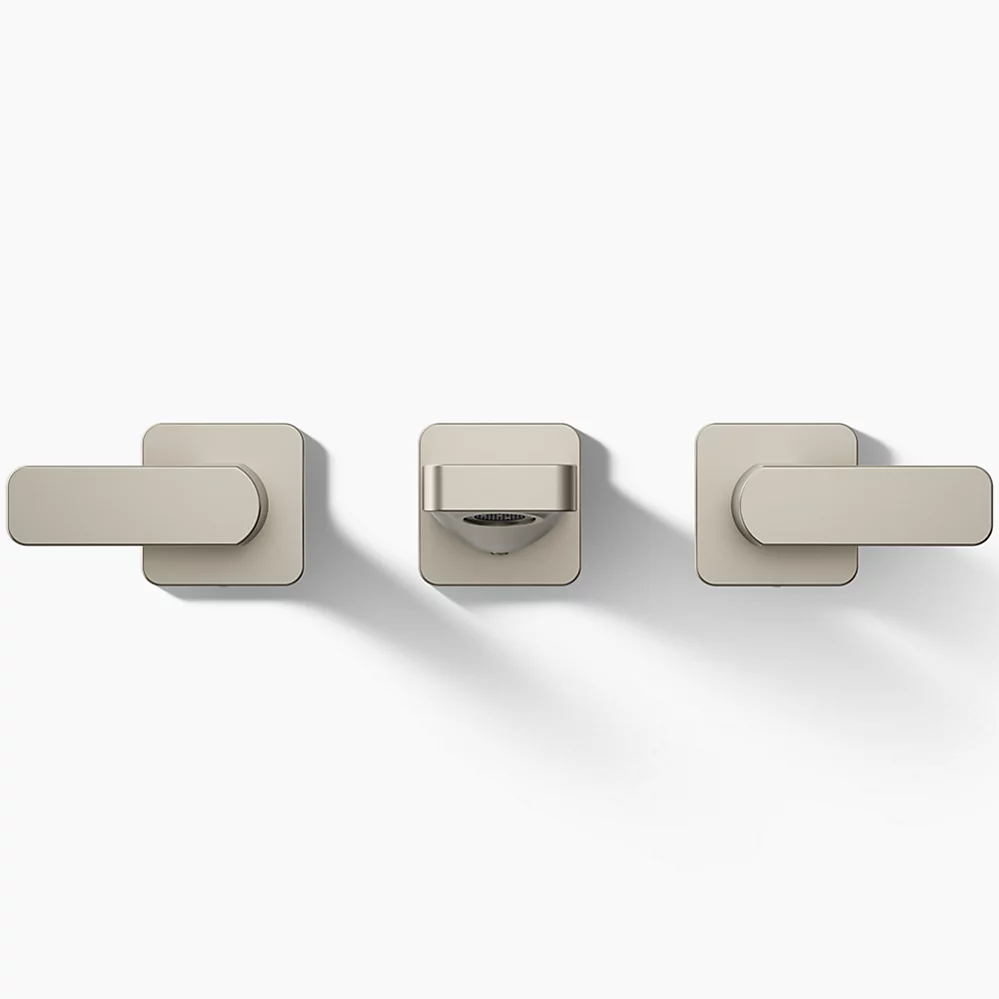 Kohler T23491-4-BN Parallel 2H Wm Bath Faucet Trm Lever
