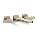 Kohler T23491-4-BV Parallel 2H Wm Bath Faucet Trm Lever