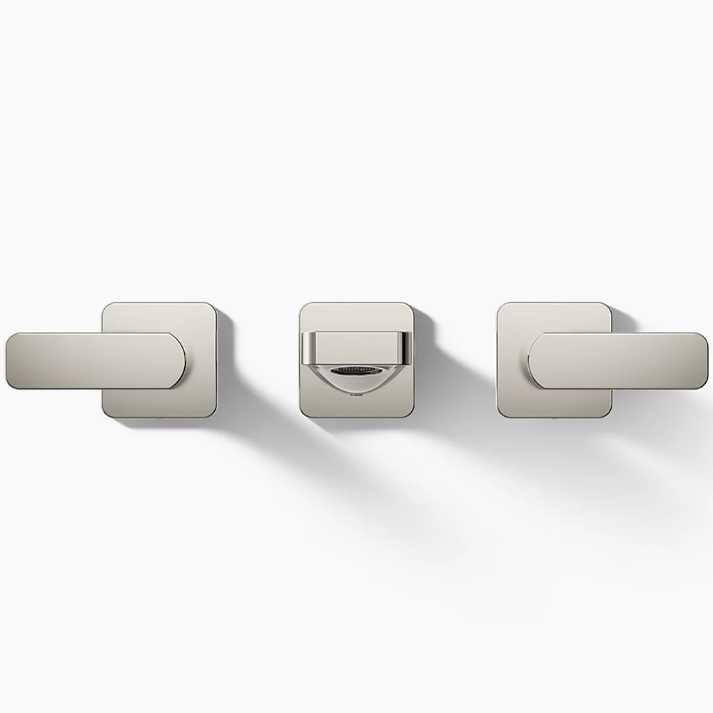 Kohler T23491-4-SN Parallel 2H Wm Bath Faucet Trm Lever