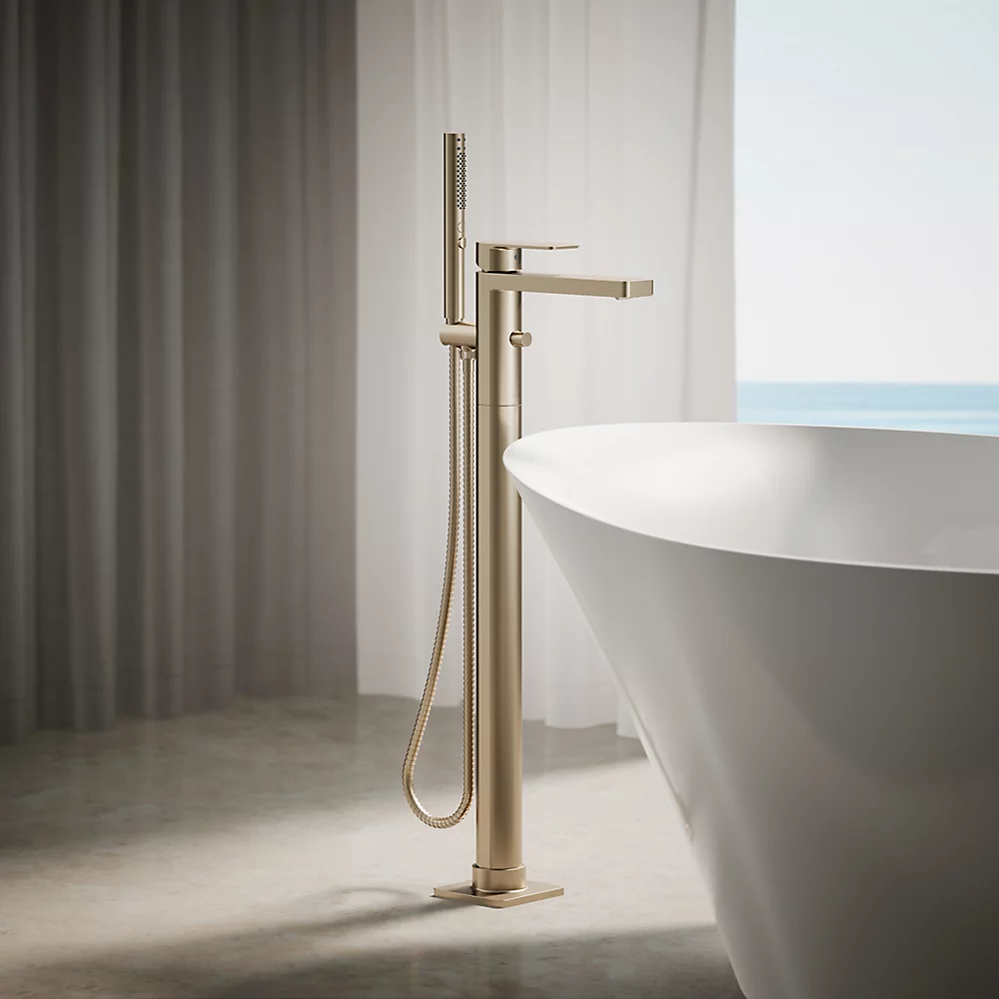 Kohler T23492-4-BV Parallel Freestanding Bath Faucet Trim