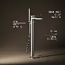 Kohler T23492-4-SN Parallel Freestanding Bath Faucet Trim