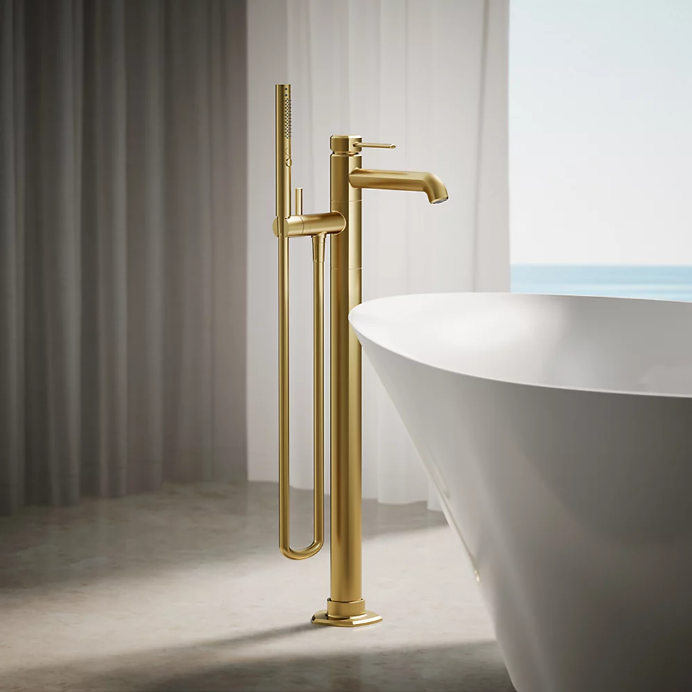 Kohler T27025-4-2MB Occasion Freestanding Bath Filler