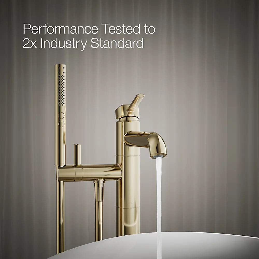 Kohler T27025-4-AF Occasion Freestanding Bath Filler