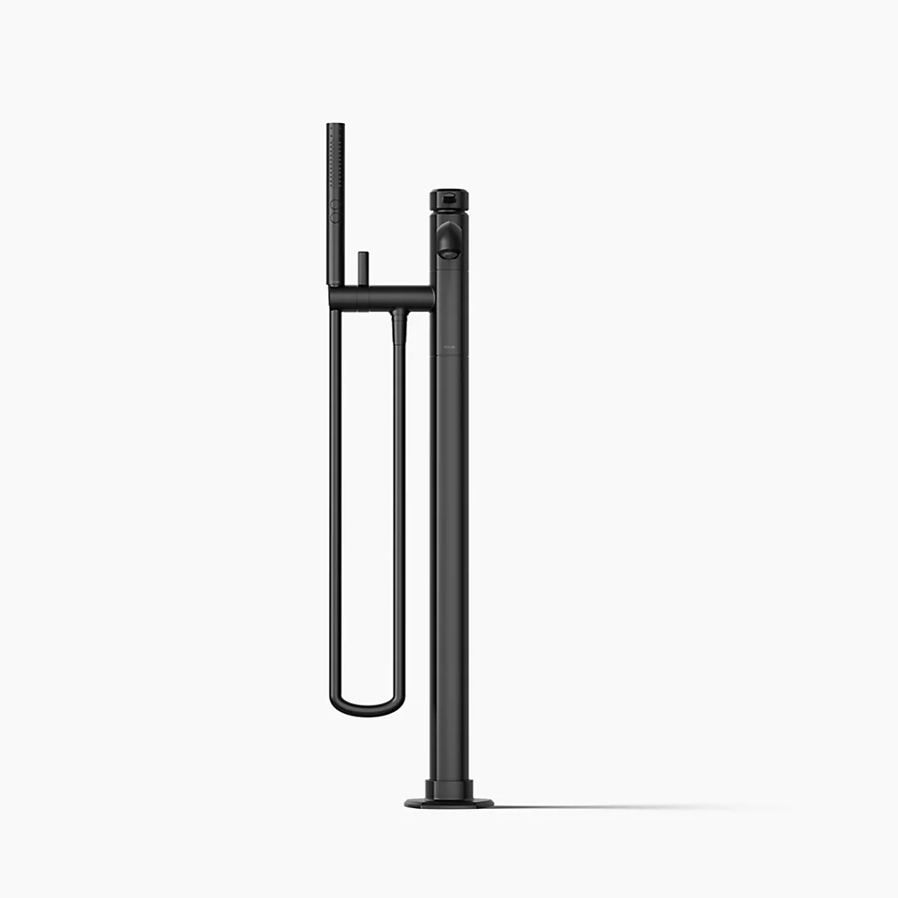 Kohler T27025-4-BL Occasion Freestanding Bath Filler