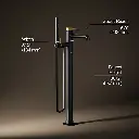 Kohler T27025-4-BMB Occasion Freestanding Bath Filler
