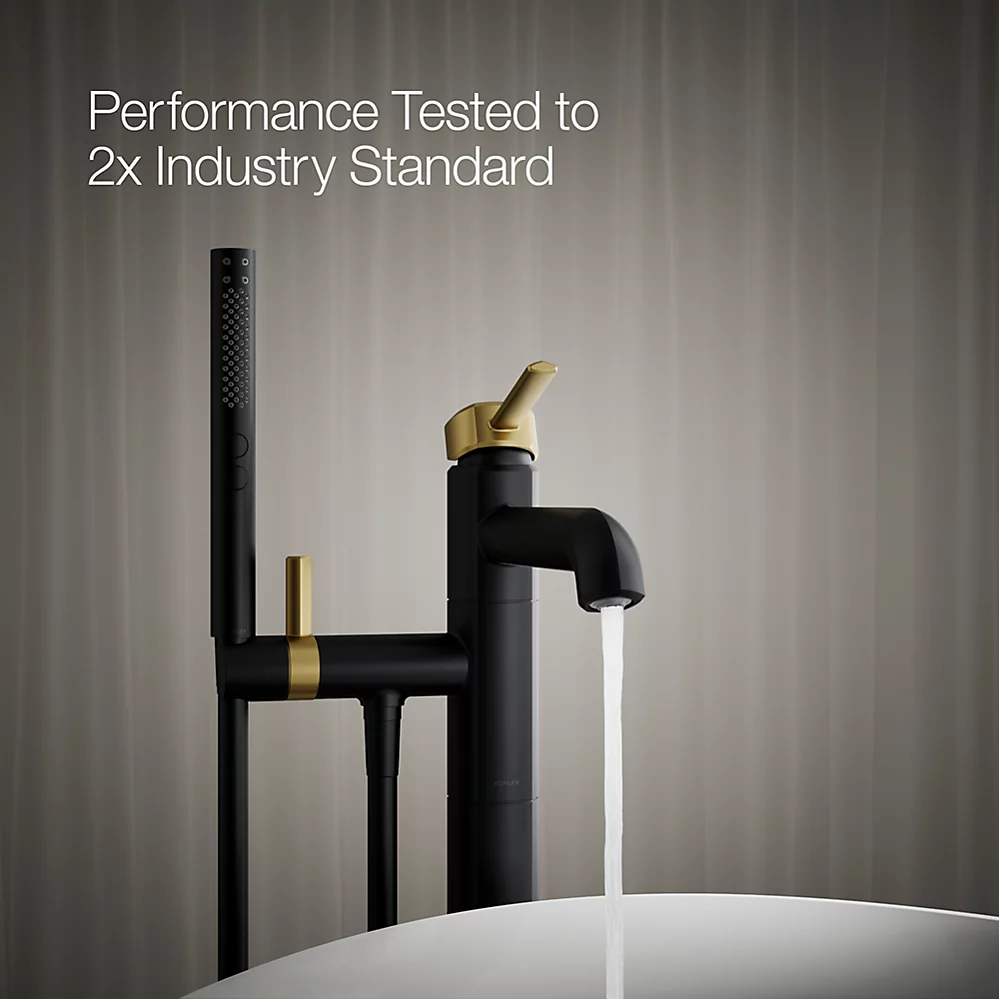 Kohler T27025-4-BMB Occasion Freestanding Bath Filler