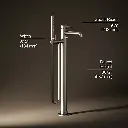 Kohler T27025-4-BN Occasion Freestanding Bath Filler