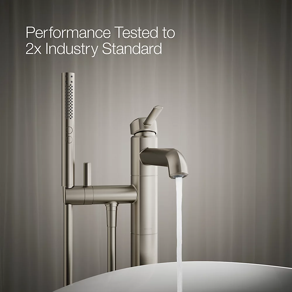 Kohler T27025-4-BN Occasion Freestanding Bath Filler