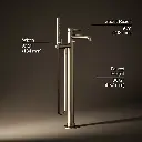 Kohler T27025-4-BV Occasion Freestanding Bath Filler