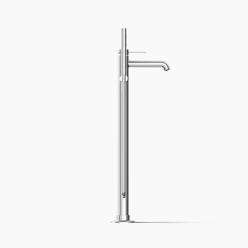 Kohler T27025-4-CP Occasion Freestanding Bath Filler