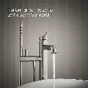 Kohler T27025-4-SN Occasion Freestanding Bath Filler