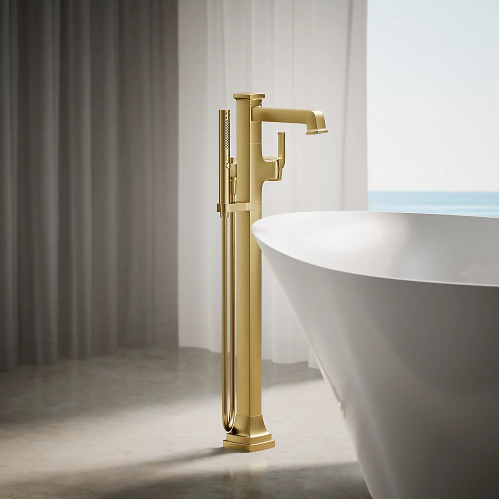 Kohler T27408-4-2MB Riff Freestanding Bath Faucet Trim