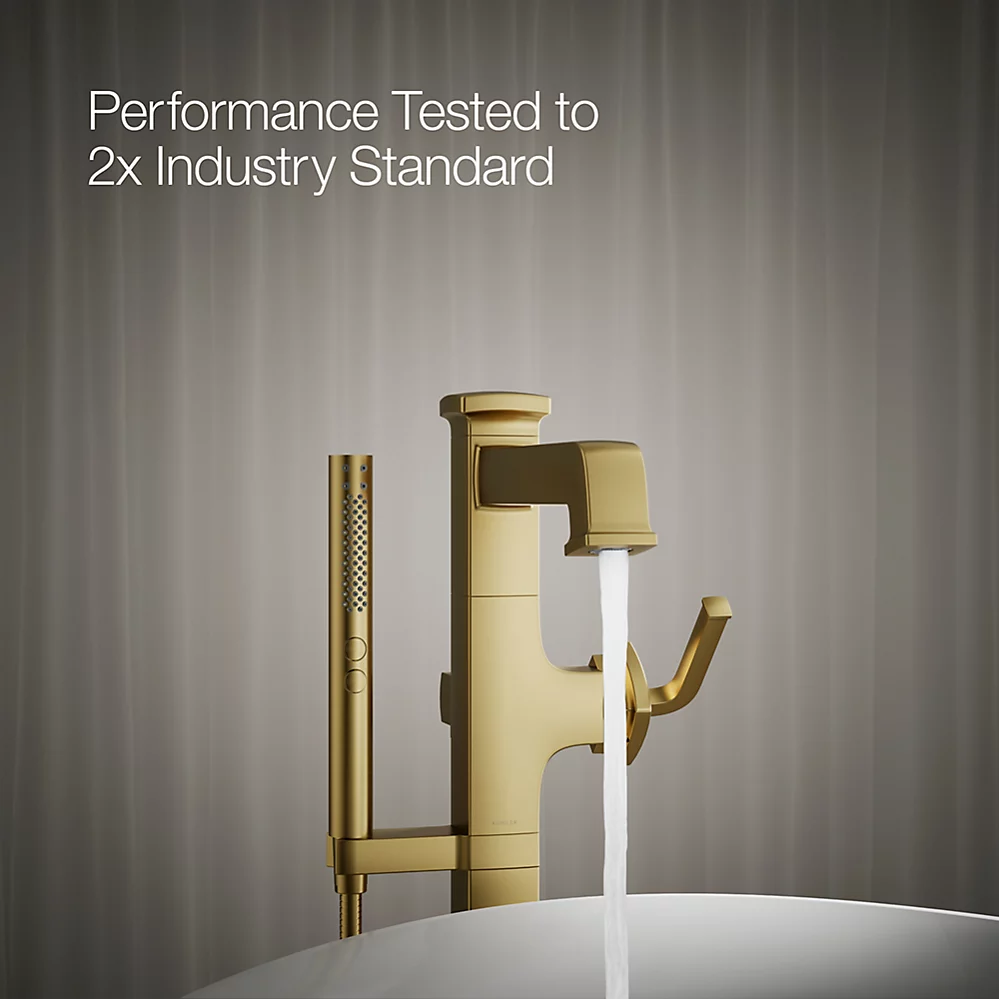 Kohler T27408-4-2MB Riff Freestanding Bath Faucet Trim