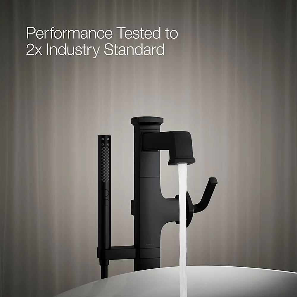 Kohler T27408-4-BL Riff Freestanding Bath Faucet Trim