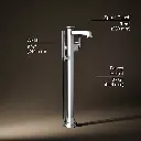 Kohler T27408-4-CP Riff Freestanding Bath Faucet Trim