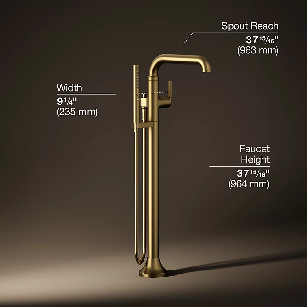 Kohler T27424-4-2MB Tone Freestanding Bath Faucet Trim