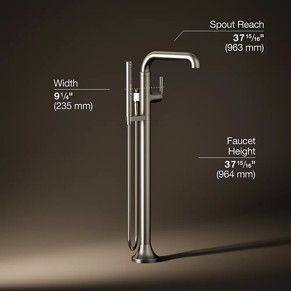 Kohler T27424-4-BN Tone Freestanding Bath Faucet Trim